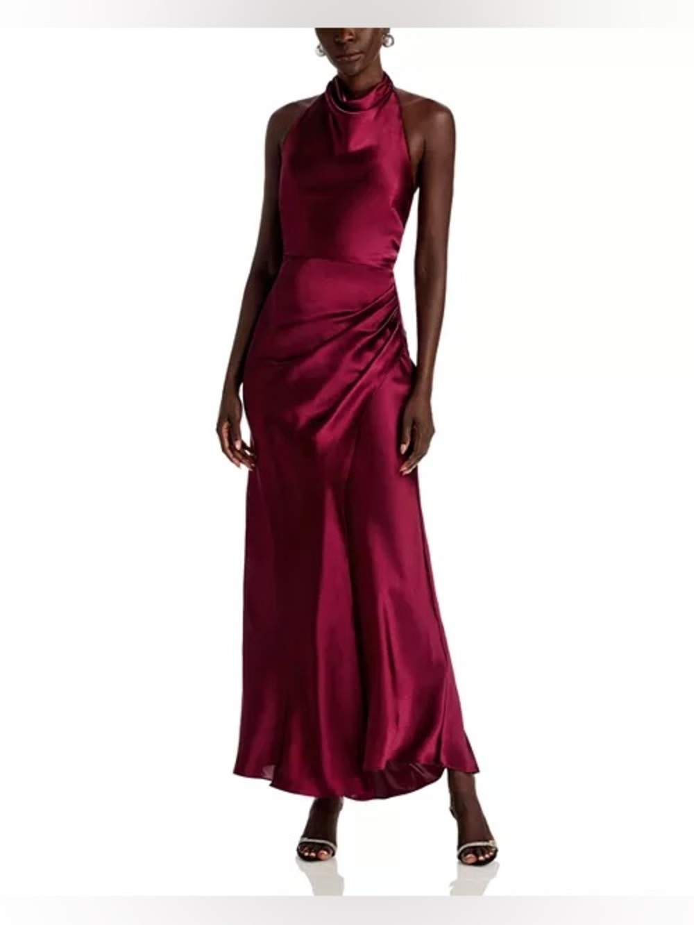 AQUA
Draped Halter Gown - Exclusive